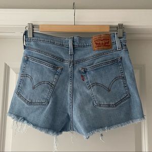 Levi’s High Rise jean shorts